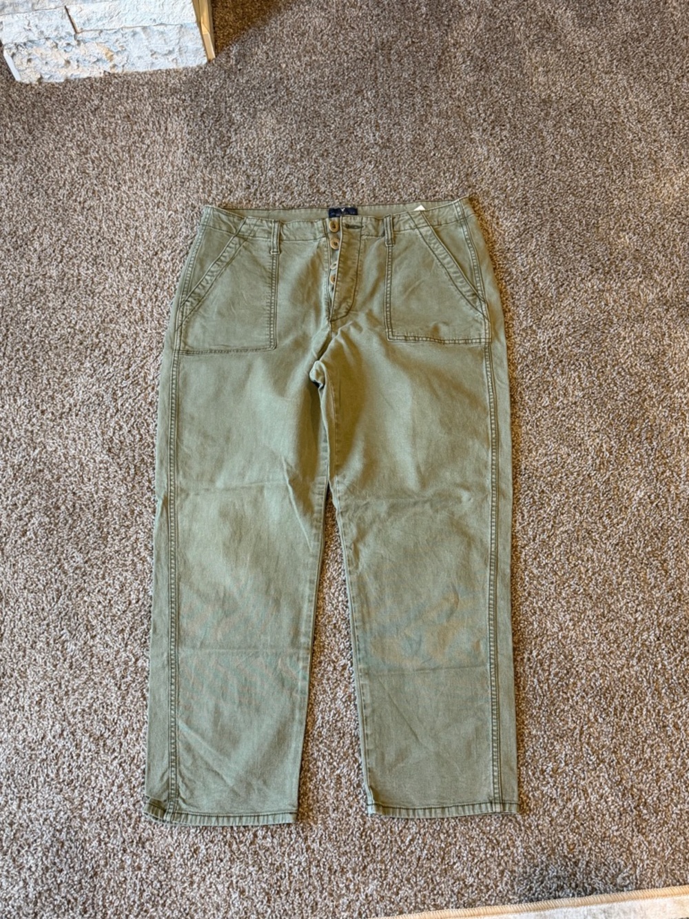 American Eagle Olive Green vintage hi rise